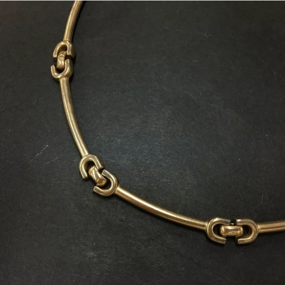 Rare AUTHENTIC Christian Dior Chain Link Necklace - Picture 2 of 7